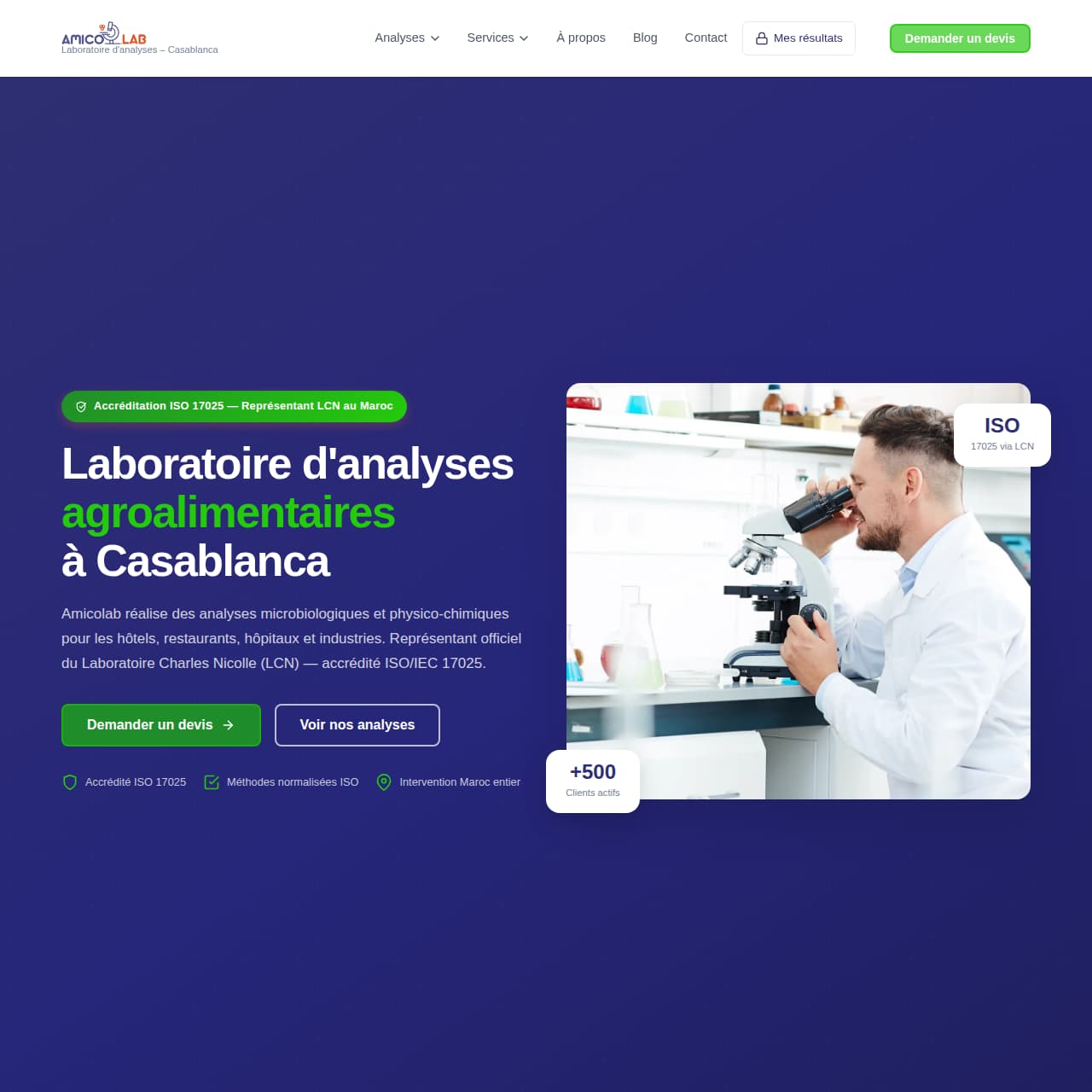 Amicolab — Laboratoire
