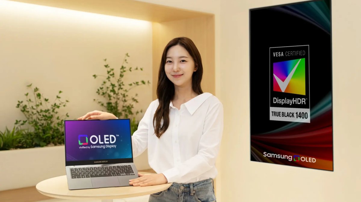 1 600 cd/m² : Samsung Display dévoile la dalle Tandem OLED qui équipera les meilleurs PC de 2027