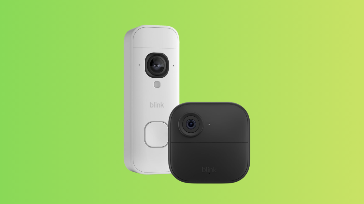 -83% sur ce pack Blink : une caméra pour le jardin, une sonnette 2K+ pour la porte, le tout à 24,99€