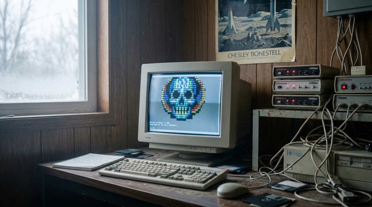 AnsiSaver - L'art ANSI des BBS en screensaver macOS