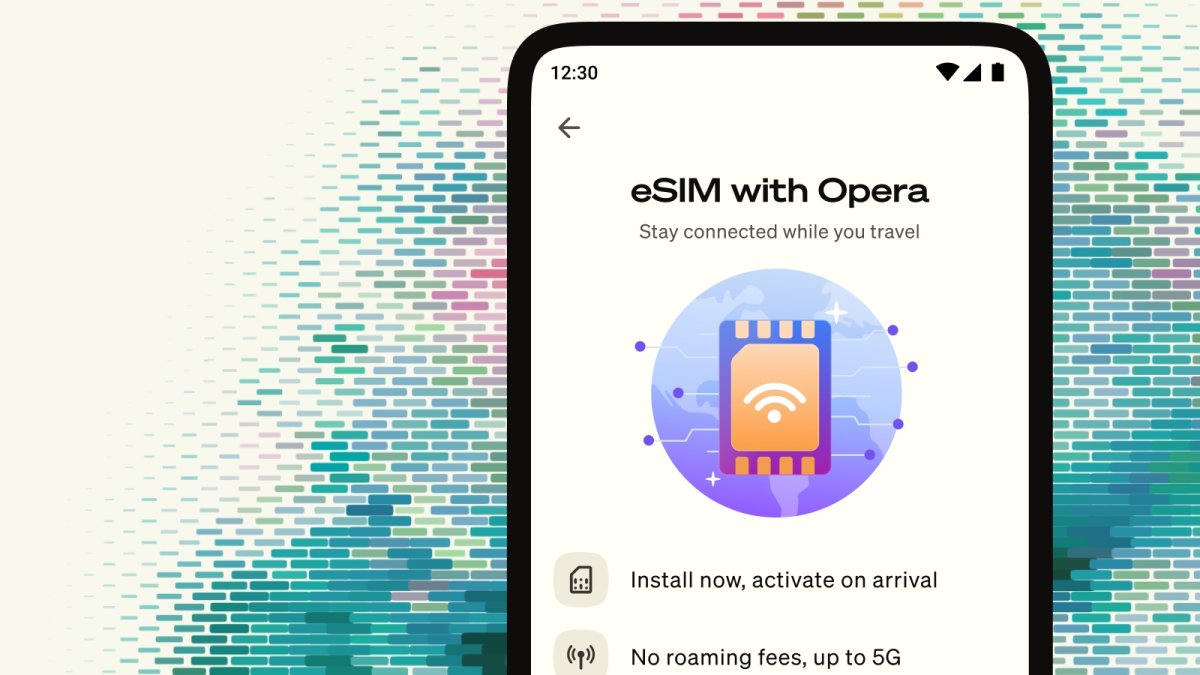 Après un VPN, la navigateur Opera intègre carrément une eSIM sur Android avec 3Go gratuits