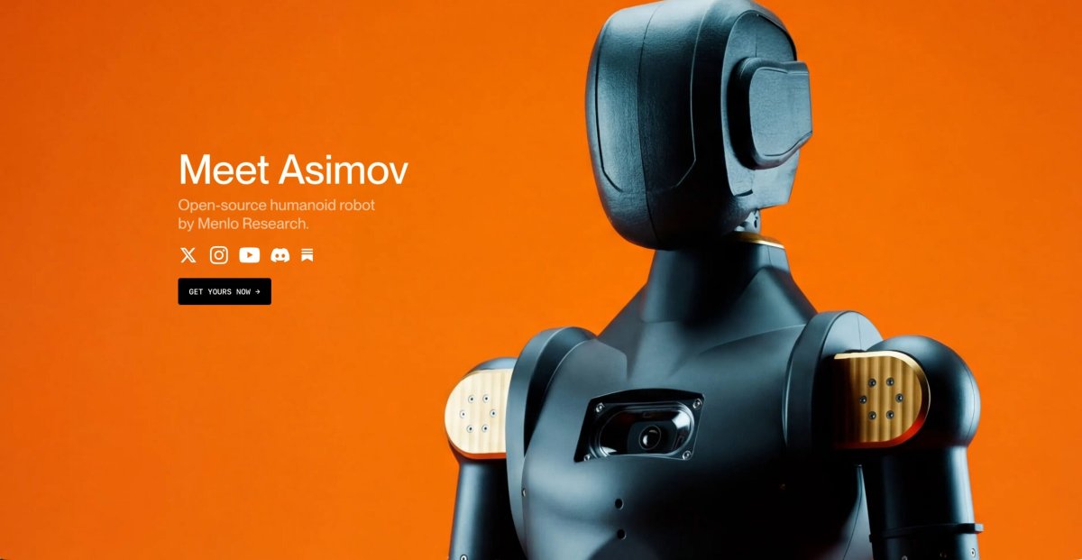 Asimov - Le robot humanoïde open source jusqu'à la dernière vis