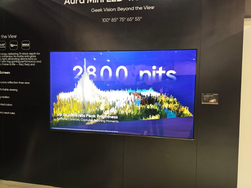 Aspirateurs ou TV ? Dreame crée la surprise au CES 2026 avec un écran "zéro reflet"