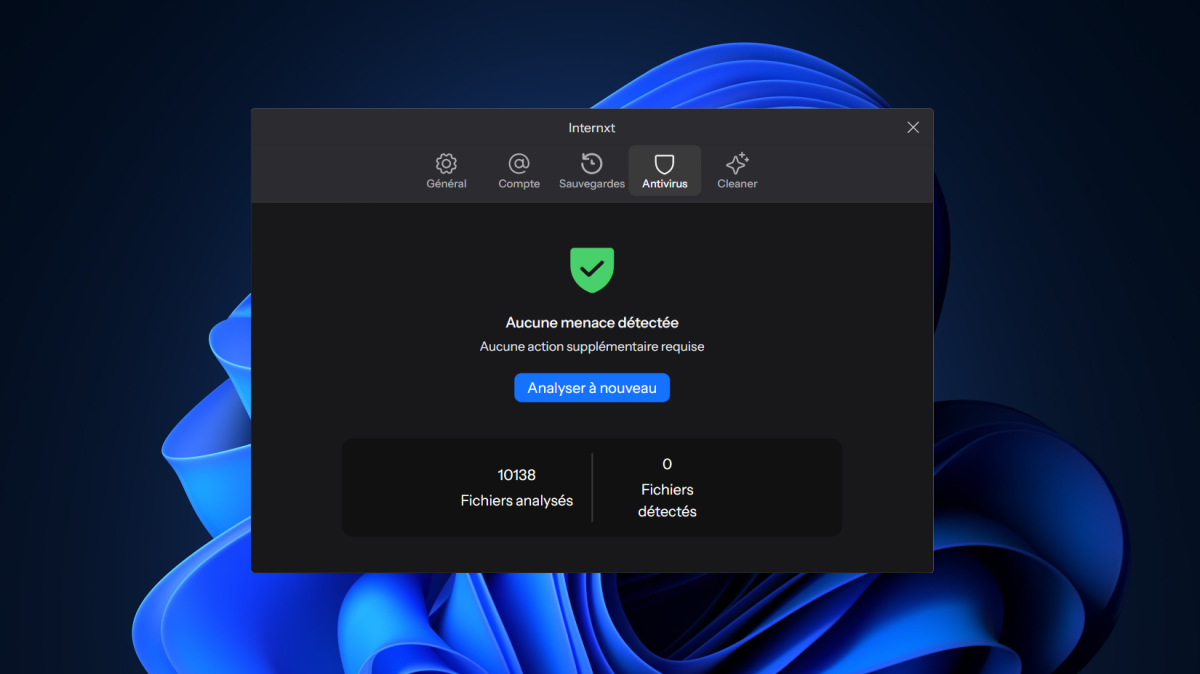 Avis Internxt Antivirus (2026), un scanner d’appoint bien trop limité pour remplacer une vraie suite de sécurité