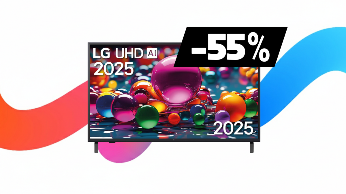 Bon plan TV LG : ce 43" 4K 2025 passe à 296€ chez PCComponentes