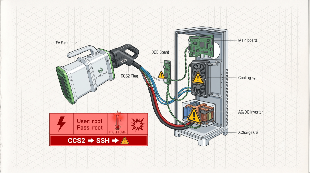 Bornes de recharge - Un SSH root au bout du câble CCS2