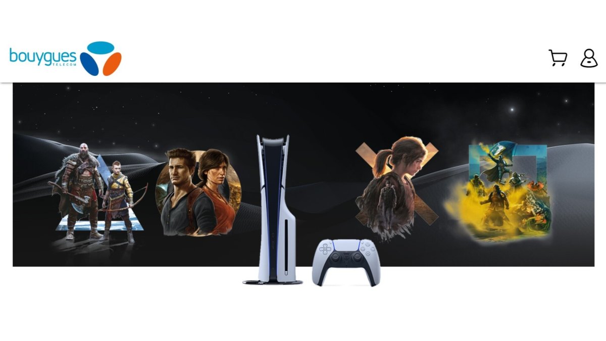 Bouygues Telecom propose la PS5 Édition Numérique à seulement 1 euro pour séduire les gamers