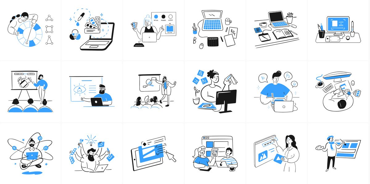 Brooklyn – 1100 illustrations vectorielles pour vos futurs projets