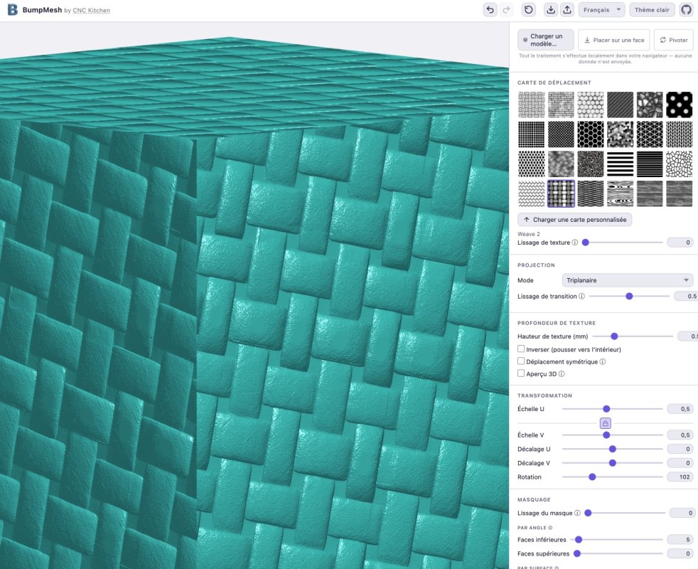 BumpMesh - Pour ajouter de la texture à vos impressions 3D