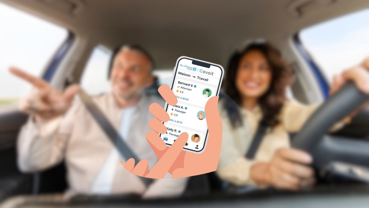 C'est quoi Covoit IDFM ? La nouvelle application de covoiturage qui comble les trous du réseau francilien
