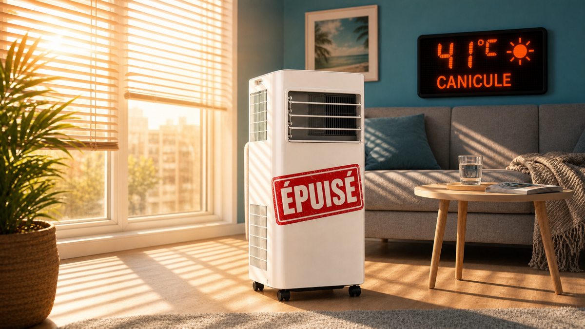 Canicule : les climatiseurs mobiles disparaissent partout, mais ces 5 modèles sont encore disponibles chez Amazon