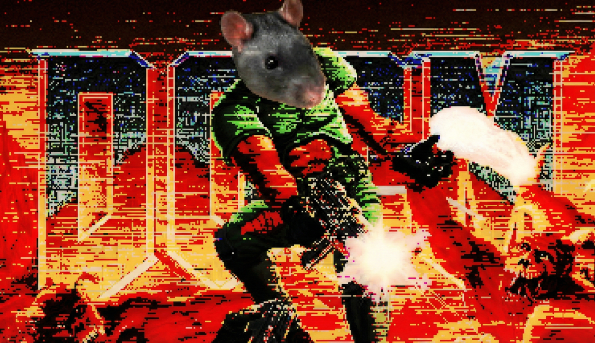 Ces rats jouent à DOOM avec un casque VR