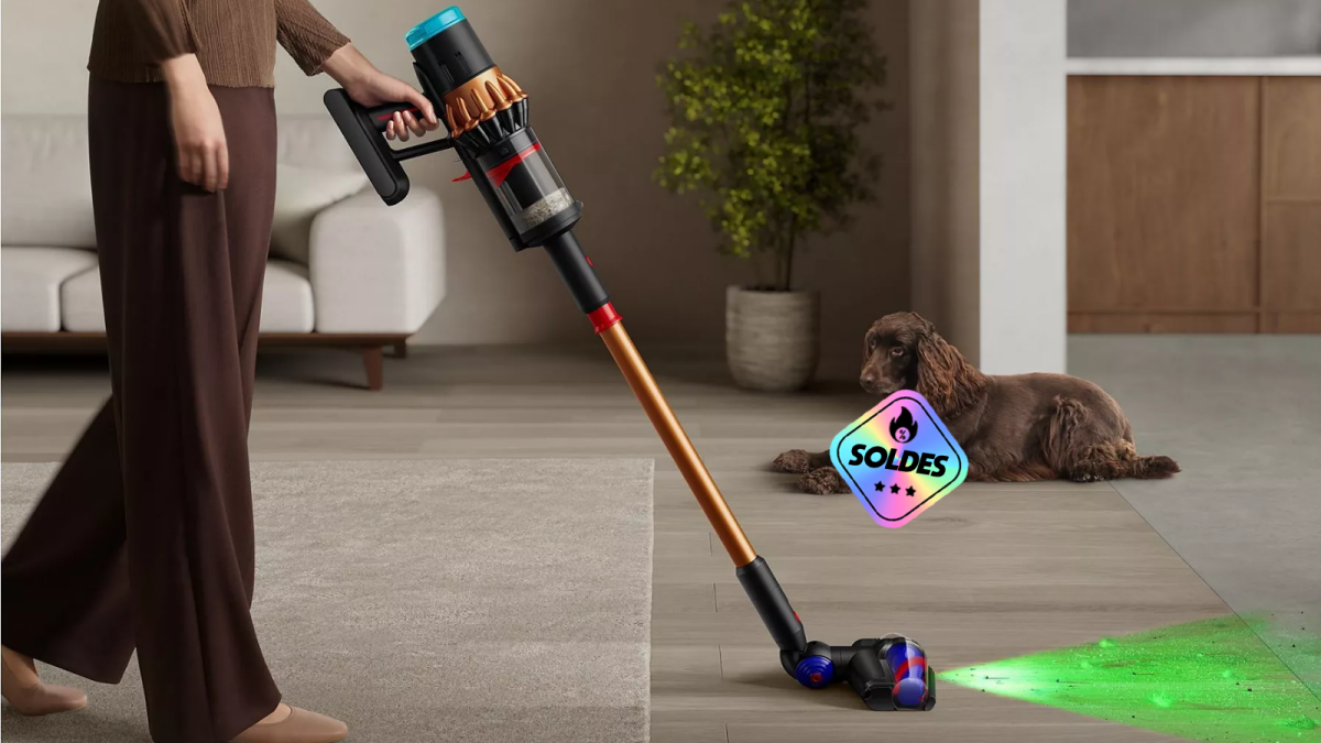 Cet aspirateur sans-fil est parfait pour aspirer les poils d'animaux et est dispo pour 150€ de moins