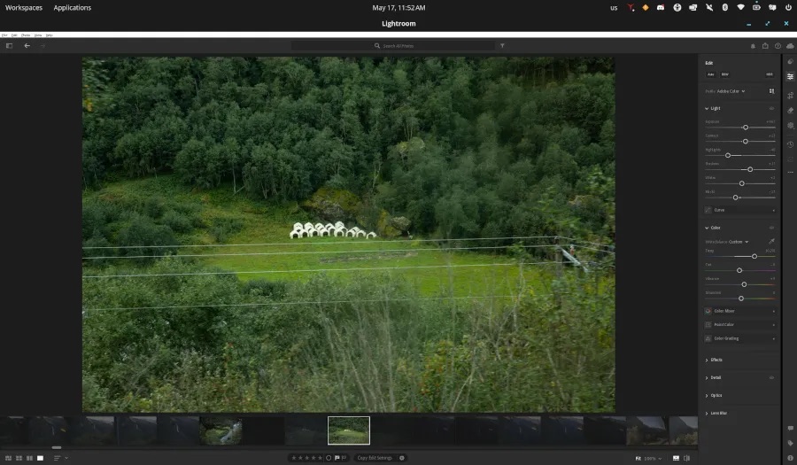 Claude a fait tourner Adobe Lightroom CC sous Linux