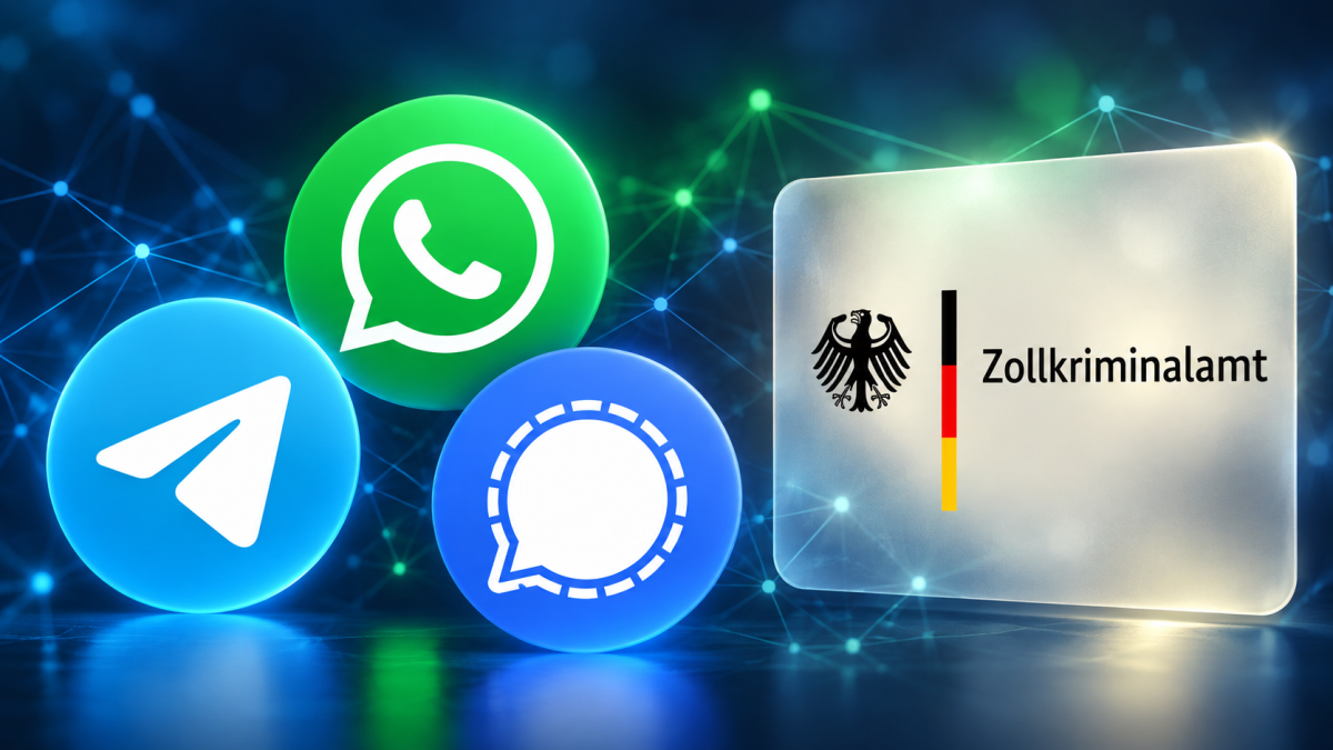 Comment la douane allemande arrive à lire les messages Signal, Whatsapp et Telegram