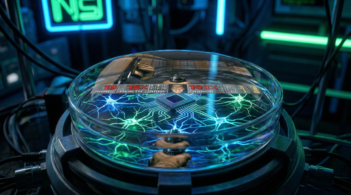 Cortical Labs CL1 - Des neurones humains jouent à Doom