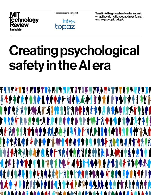 Creating psychological safety in the AI era