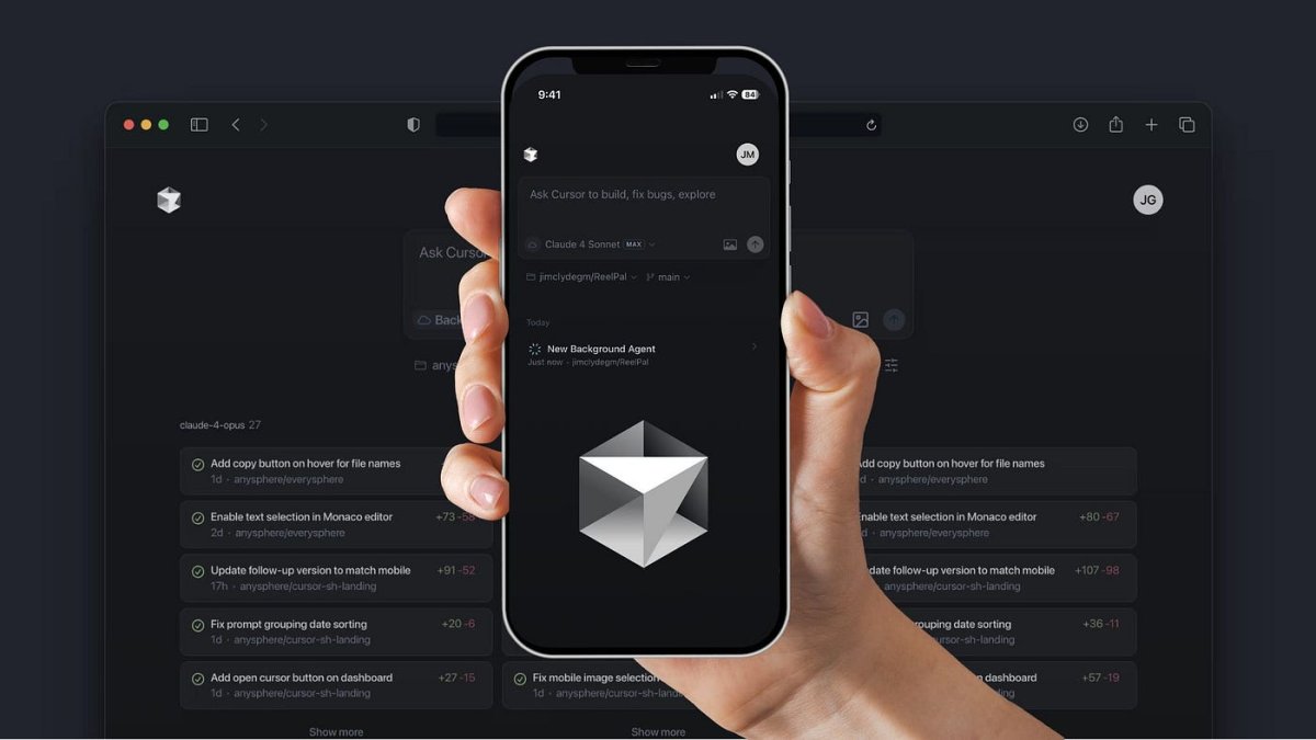 Cursor Mobile - Vos agents de coding pilotés depuis iPhone