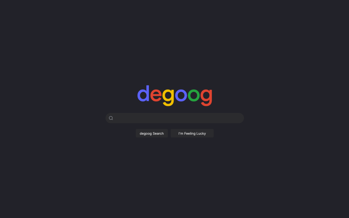 Degoog - Le métamoteur à installer sur votre ordi