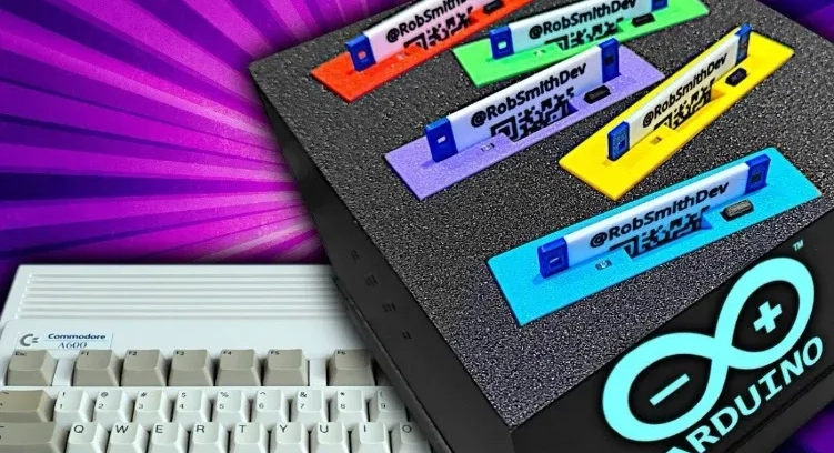 Un jeu rétro et déjanté avec de vraies disquettes volantes