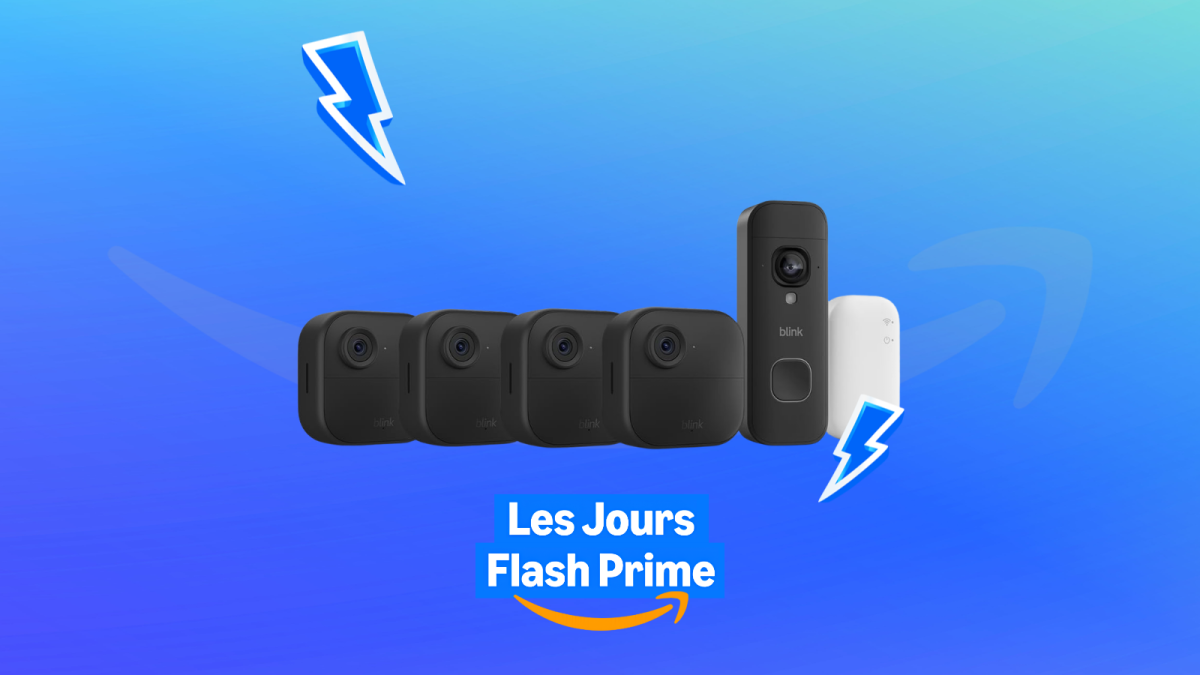 Du perron au potager : ce pack Blink caméra et sonnette 2K+ passe à 107,99€