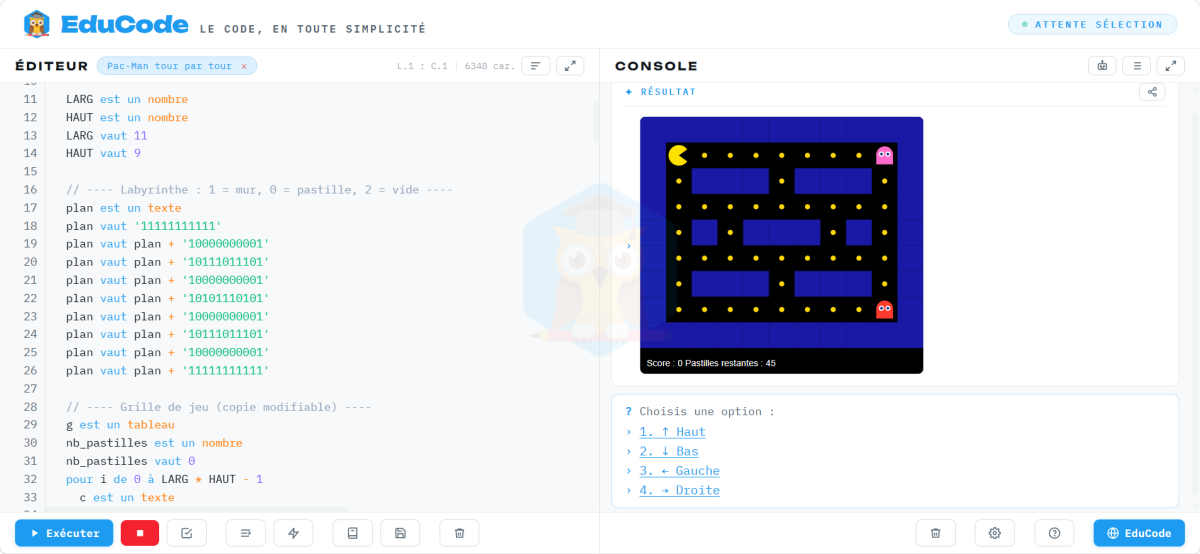 EduCode : écrire un langage pédagogique en Pascal