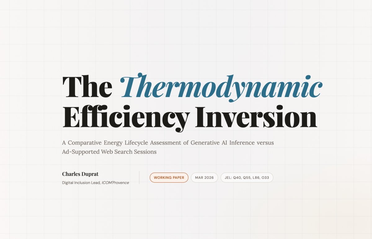 Et si l'IA consommait moins d'énergie que Google ?