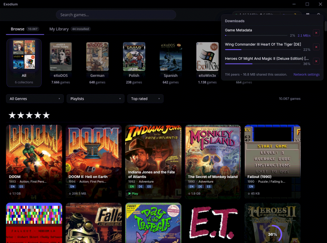Exodium - Les jeux DOS d'eXo enfin jouables sur Mac