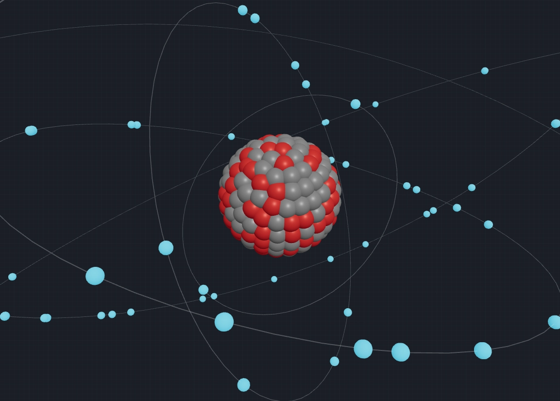 Explorez la structure des atomes en 3D directement en ligne