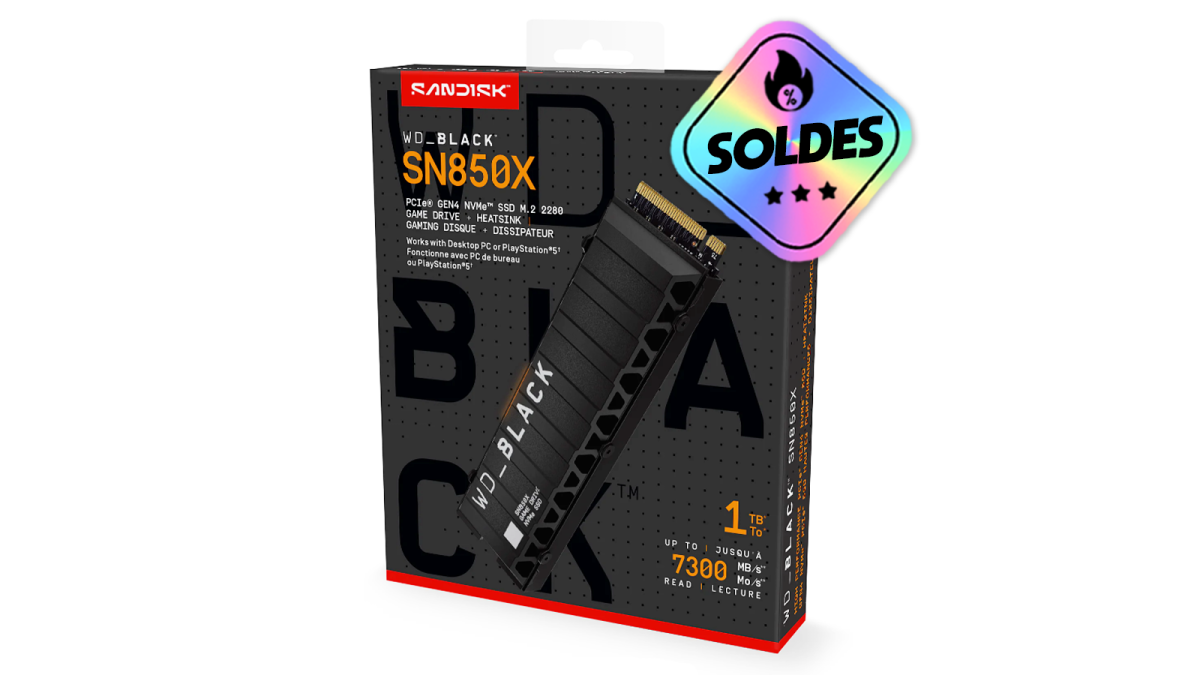 Fini les temps de chargement interminables avec ce SSD Western Digital1 To à moins de 200 €