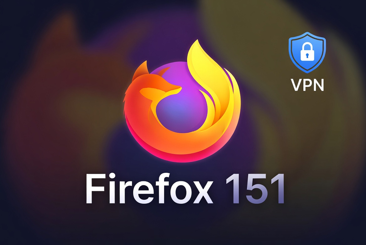 Firefox 151 ajoute le choix du pays sur son VPN intégré gratuit