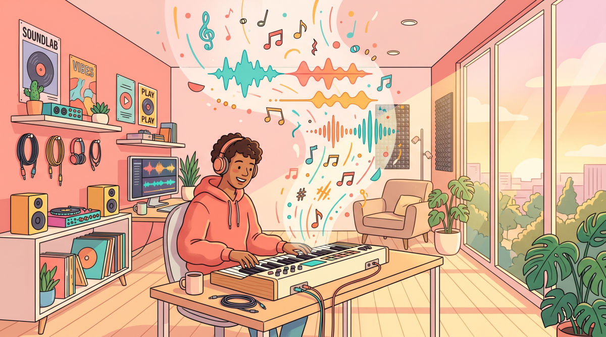 Flow Music - L'IA musicale de Google débarque avec Lyria 3