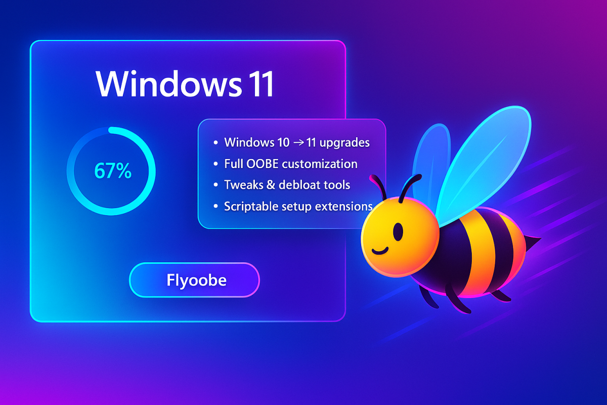 FlyOOBE - L'outil qui installe Windows 11 sur n'importe quel PC