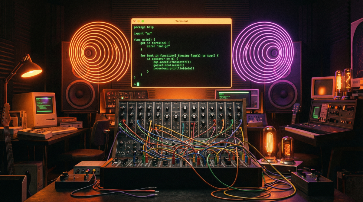Footywhoops – Un synthé codé en Go qui génère des patterns musicaux à la volée