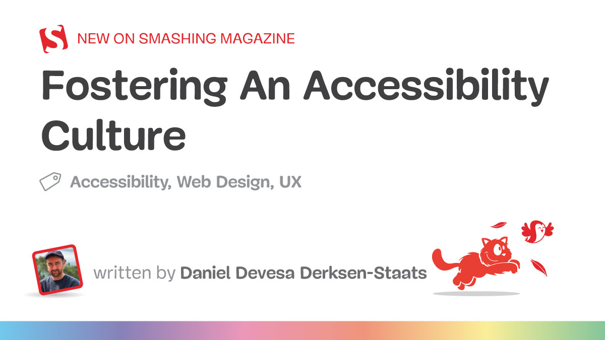 Fostering An Accessibility Culture