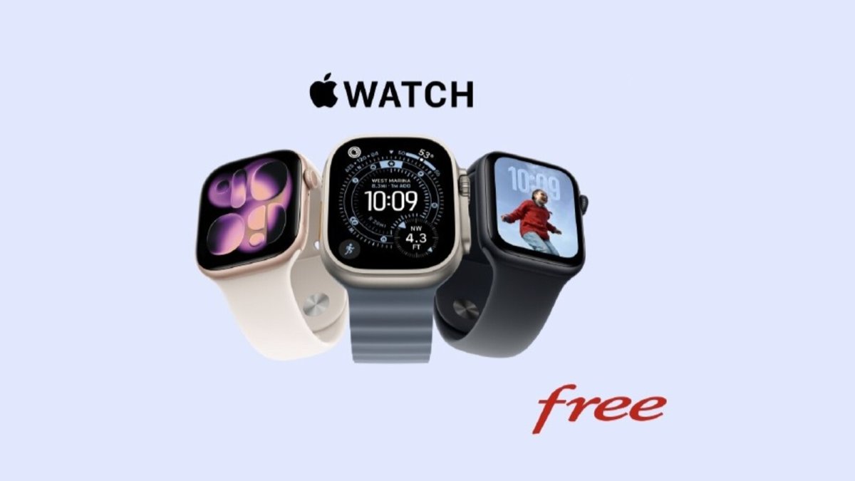Free lance une offre qui permet de s'offrir l'Apple Watch sans débourser un seul centime au départ, voici les détails