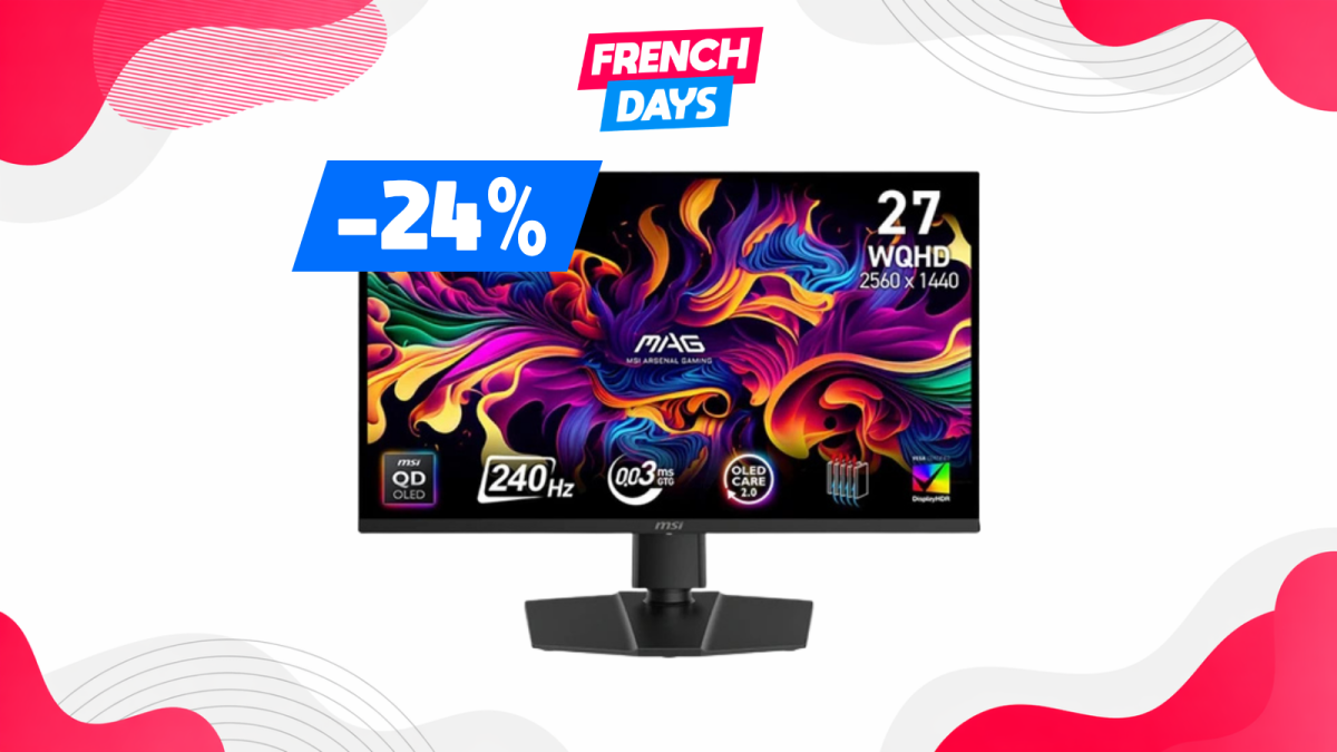 Écran QD-OLED 27" à 399€ : opportunité pour les gamers marocains