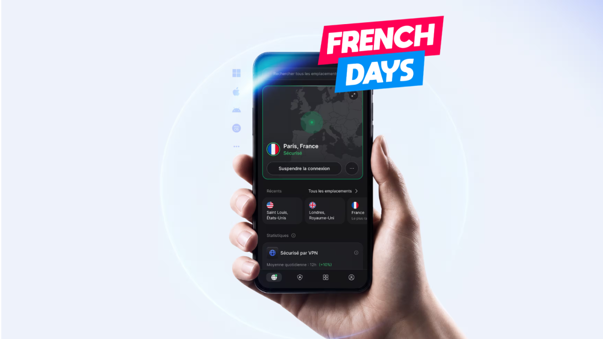 French Days : NordVPN passe à 3,37€/mois avec 4 mois offerts sur le forfait Basique