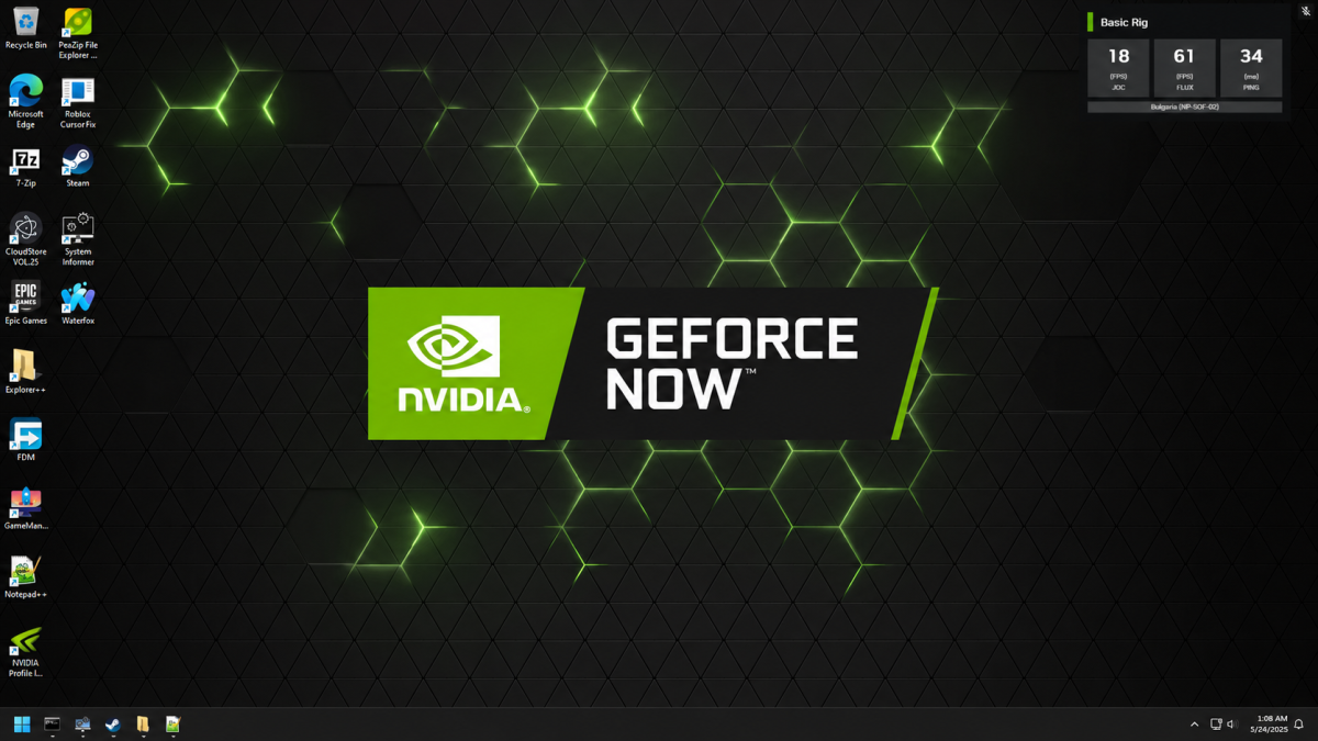 GeForce NOW planque un vrai Windows derrière vos jeux