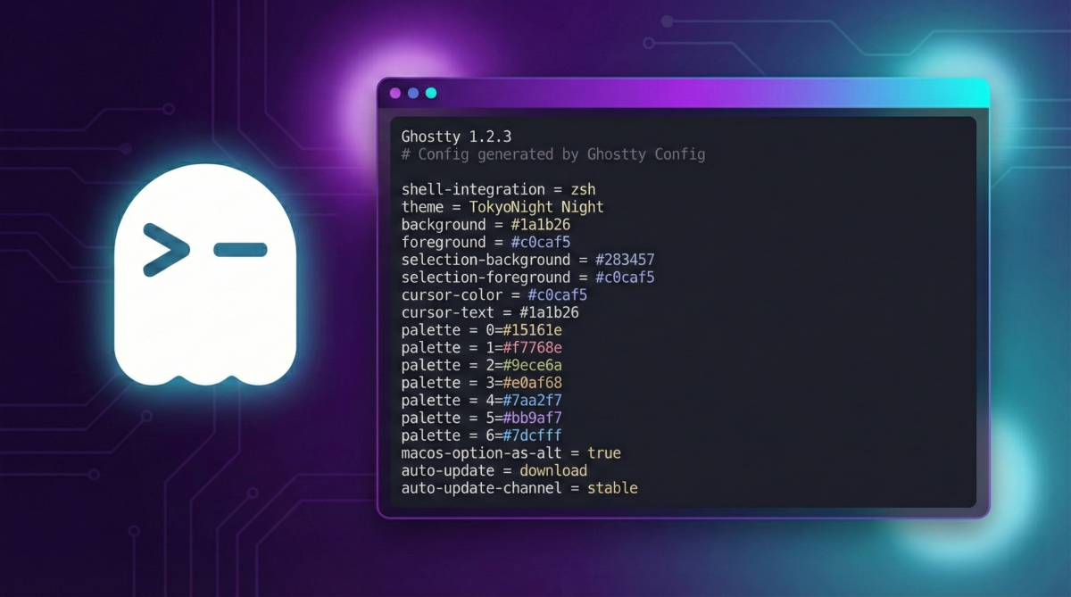 Ghostty Config - Un outil GUI pour configurer Ghostty sans se prendre la tête