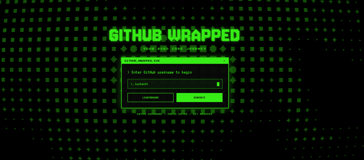 GitWrap - Votre année sur GitHub !