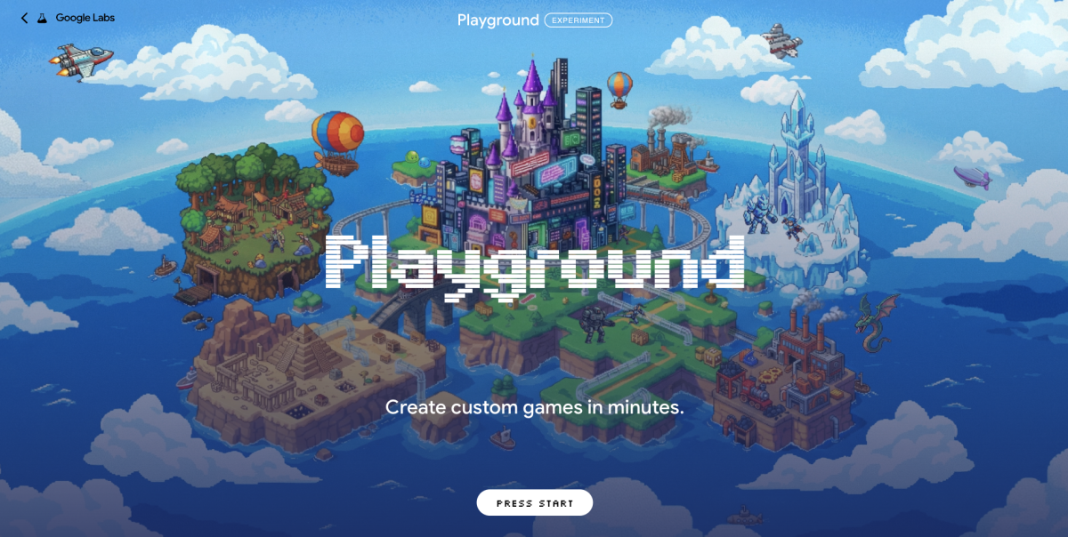 Google Labs lance Playground, une IA pour créer des jeux vidéo sans coder