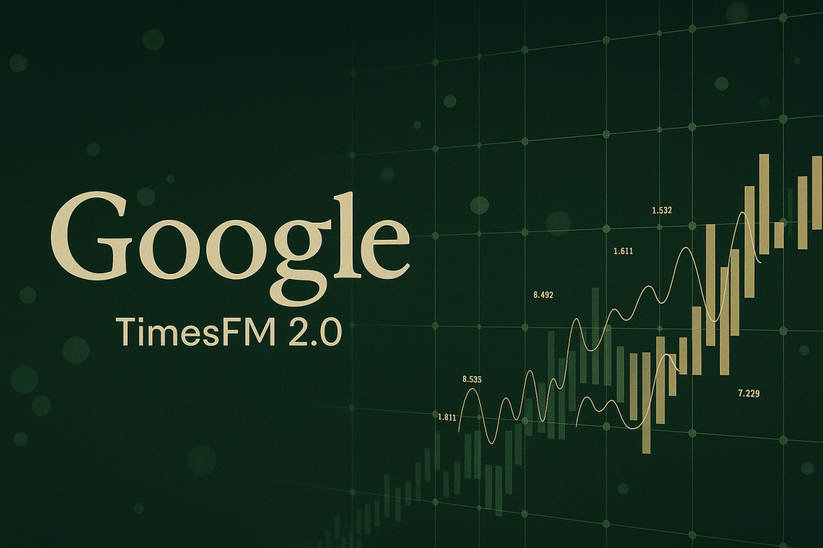 Google sort TimesFM, son modèle IA qui prédit l'avenir des séries temporelles