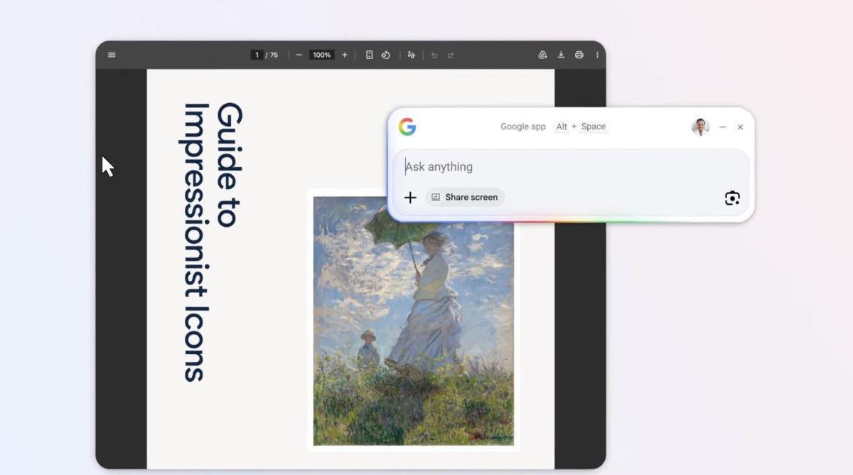Google sort une app Windows pour faire du Spotlight sur son PC