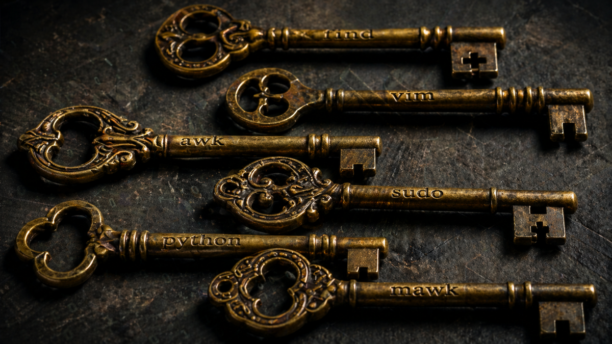 GTFOBins - 478 binaires Unix qui font tomber root