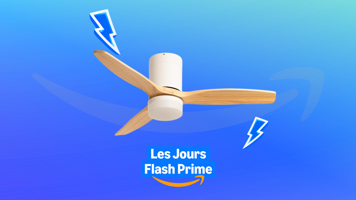 Il sert aussi l'hiver : ce ventilateur de plafond connecté Create passe sous les 90€
