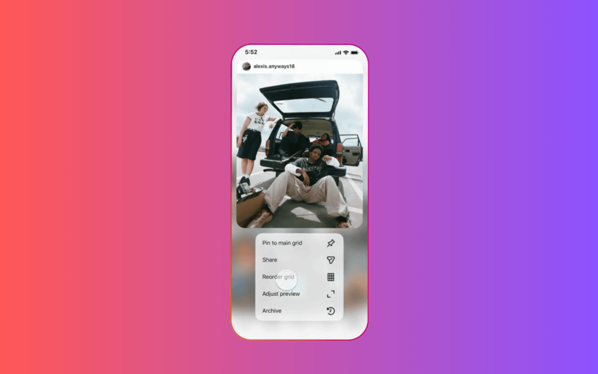 Instagram généralise la réorganisation de la grille du profil, attendue depuis un an