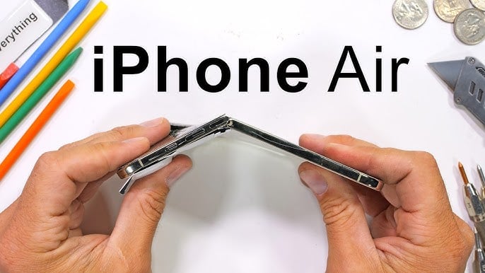 L'iPhone Air est-il vraiment solide ?