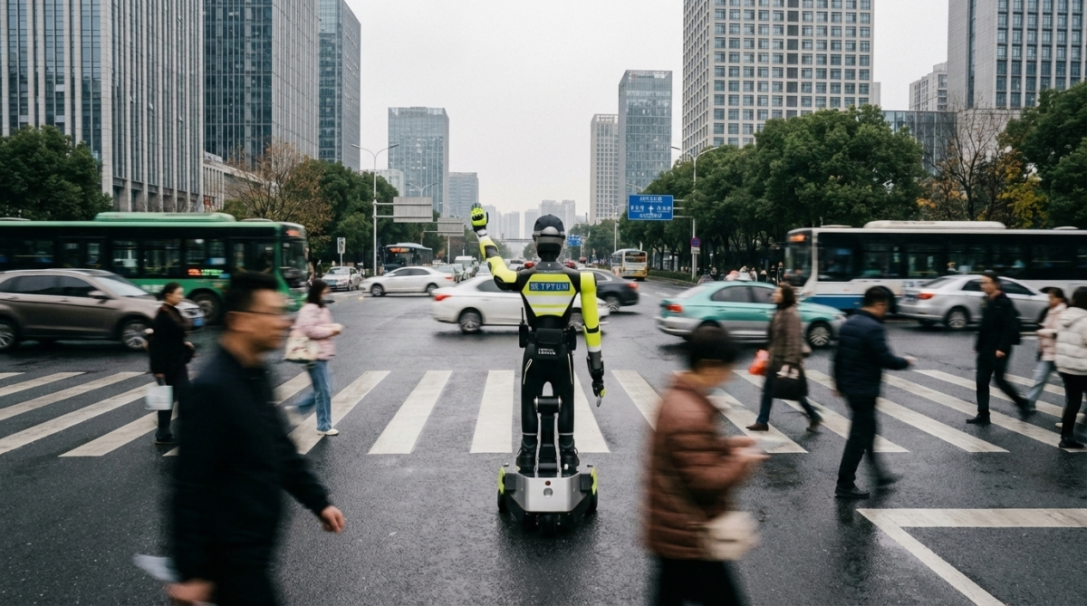 La Chine a maintenant des RoboCops qui règlent la circulation