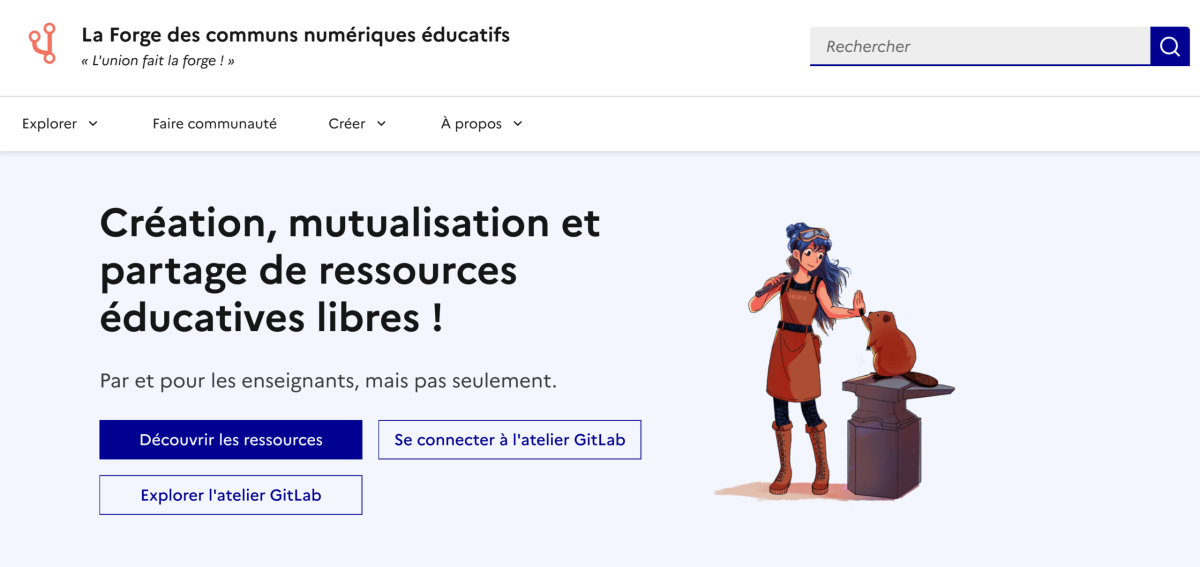 La Forge - Le GitLab public des profs codeurs